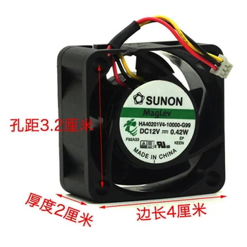  1 бр. за SUNON HA40201V4-10000-G99 на вентилатора за охлаждане на 12 0,42 W 40 мм 4020