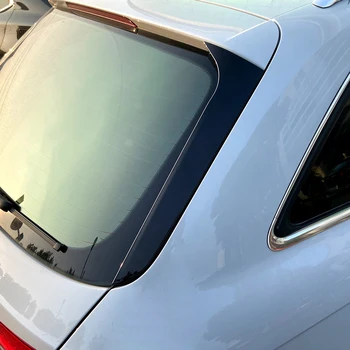  2 бр. За Audi A4 B8 Allroad, Avant 2009-2016 Задното Стъкло на превозното средство Страничен Спойлер Броня ABS Черно Гланц Тялото Тунинг Стикер Спойлер