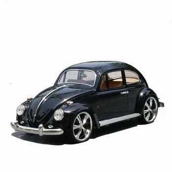  2021 Нов 1:18 Класически Автомобил Beetle Черна Кола От Сплав На Модел На Превозното Средство За Моделиране Украса На Колата Колекция Подарък Играчка Модел За Леене Под Налягане
