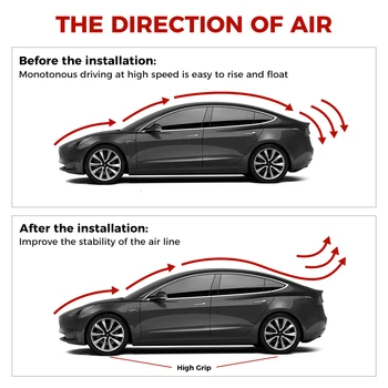  2022 За Tesla, Модел Y/Модел 3 Спойлер от въглеродни влакна Тип на Изпълнение Карбоновое Влакна Заден Багажник Устна ABS Крило Аксесоари За Полагане на Колата 21