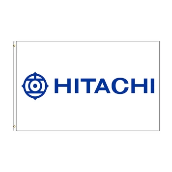  3x5Ft Hitachis Флаг Машина Печатни Банер За вашия интериор