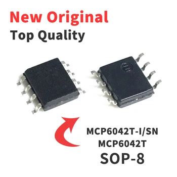  5 БР. MCP6042T-I/SN MCP6042I MCP6042-I/SN MCP6042T-E/SN SMD SOP8 Чип IC Оригинален Абсолютно Нова