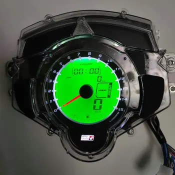  7 Цвята Мотоциклет Инструмент LCD Дигитален Сензор за измерване на Скоростта Оборотомер Километраж Дисплей За Yamaha LC135