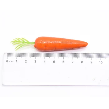 8 см, Изкуствена Моркови Фалшиви Плодове Зеленчуци Моделиране на Пяна Морков Модел Великден, Сватба, Рожден Ден Декор на Плодове Подпори За Фотосесия