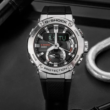  Casio Часовник за мъже G-SHOCK висок клас марка мъжки часовници 2020 луксозен комплект 200 м Водоустойчив гмуркане Въглероден жило Защитна структура Спортни часовници