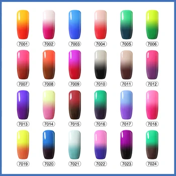  Clou Beaute 10 МЛ Термо Взаимозаменяеми Гел-Лак UV/Led Лак За нокти, Гел За нокти, което променя цвета си, Лак, Новият Гел-цвят