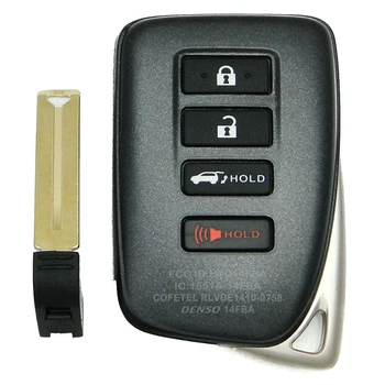 CN052020 Следпродажбено 4-ключ smart ключ за-2019 Lexus NX300 NX300H дистанционно управление С PN 89904-78470 ТАКСА FCC HYQ14FBA AG 2110