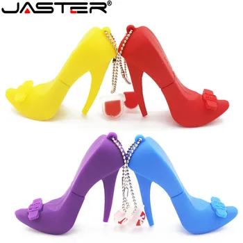  JASTER/ гореща креативна модни дамски обувки на висок ток, USB флаш памет реалния капацитет за 2.0, 4 GB/8 GB/16 GB/32 GB/64 GB, карта с памет