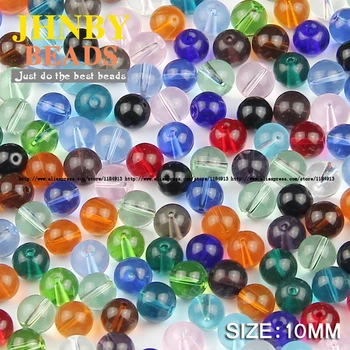  JHNBY AAA австрийски кристали, мъниста 10 мм, 30 бр./лот Кръгла Форма Прозрачни цветни свободни мъниста топка гривна Производство на бижута направи си САМ