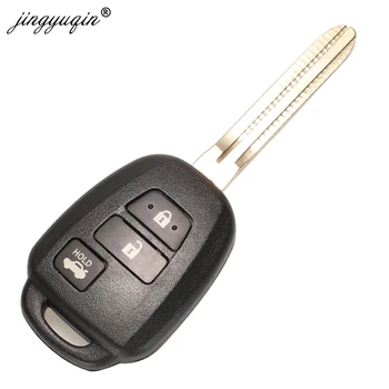  Jingyuqin Дистанционно Автомобилен Ключ за Носене на Ключодържател За Toyota CAMRY, Corolla Tundra Pruis С Нож TOY43 2/3/4 Бутони