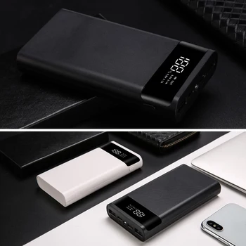  Kebidumei Преносим 5V 6x18650 Power Bank Калъф За Батерията САМ Type-C Micro USB Зарядно Устройство за Мобилен телефон за iPhone Plus 6 S6 Xiaomi