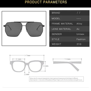  MIZHO Модни Прозрачни Слънчеви Очила на известни Личности, Поляризирани Дамски Реколта Антибликовые Лещи, Оригинални Качествени Квадратни Очила За Шофиране