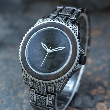  Relogio Masculino Мъжки часовник BOBO BIRD Нов Дизайн на дървени Ръчен Часовник От Сплав Японски Механизъм Луксозни Часовници Подарък Кутия За Поръчка
