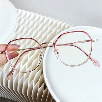  Seemfly Метални Очила За Четене на Жените и Мъжете Анти Синя Светлина Пресбиопические Очила, Оптично Ловецът +1.0 1.5 2.0 3.0 3.5 4.0 Защитни очила