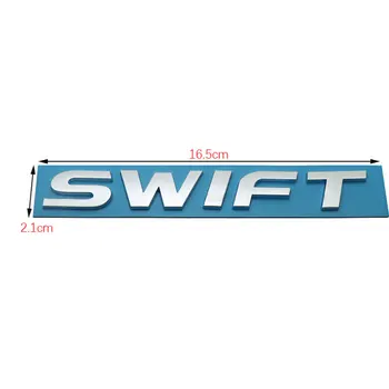  SWIFT оригинални английски букви автомобилни стикери за Suzuki Swift версия на логото на багажника отзад модифицирани аксесоари за декорация на купето етикети