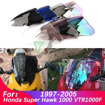  VTR 1000 F Cafe racer Мотоциклет Предното Стъкло Windscree Вятърна Дефлектор За Honda Super Hawk VTR1000F VTR 1000F 1997-2004 2005