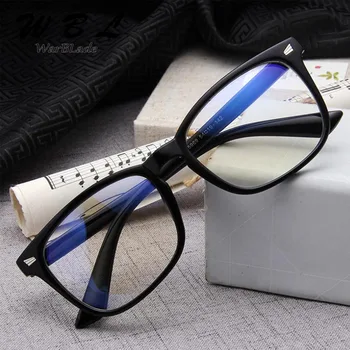  WarBLade Анти-сини лъчи Мъжки слънчеви Очила Със Сини Светлинен Покритие Слот Очила за защита на очите от компютъра Ретро Очила Дамски