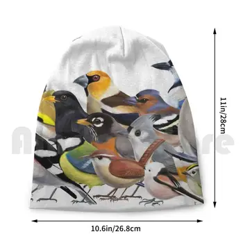  Година на птици-Птиците в Северна Америка и Европа Шапки Пуловер Шапка Удобна Птици, Наблюдение на птици Природа Орнитология