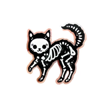  емайл икона-на жени с виртуален скелет на котка