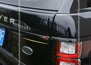  За Range Rover Vogue L405 2013-2020 Сребристо и Черно Задна Врата на Багажника Формоване Накладка 1 бр. Автомобилни аксесоари