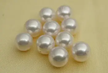 Кръгла перла Akoya, 7.5-8 мм AAA, произведено в Япония, мъниста от култивирани перли, топчета от естествен рассыпчатого перли, наполовина просверленная подходяща двойка.
