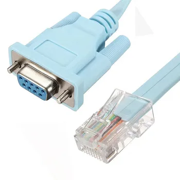  Линия на USB на рутера ключа за конфигурация за управление на Cisco прилага Ethernet линия отстраняване на грешки Rj-45 Cat5 към Rs232 DB9 COM WS-C3750X ISR4221