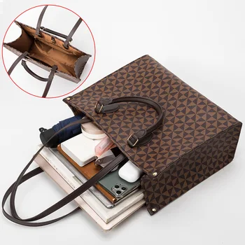  Луксозна Нова Цветна чанта за пазаруване с Принтом, Дамска чанта, Модерна Чанта-Тоут, Чанти Голям Капацитет, Чанти за едно рамо