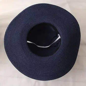  лятната сламена шапка дамски голяма плажна шапка с широка периферия солнцезащитная шапка сгъваеми слънцезащитни UV защита перлена панама шапка bone chapeu feminino