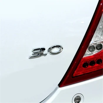  Метал 3,0 5,0 V6 и V8 R S R-SPORT Логото на Емблемата на Писмо Стикер на Тунинг Автомобил На Jaguar XF XE XJ F E I PACE F D C E X ТИП Крило на Багажника