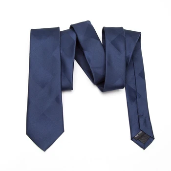  Мъжки Сини Вратовръзки xgvokh, модната марка, за Сватба, за почивка, за бизнес, от полиестер, Тесни Мъжки Вратовръзки, ширина 6 см, Тънка Вратовръзка на Шията