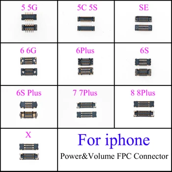  На дънната платка Такса за хранене и регулиране на звука Конектор спк стартира строителни Порт за Докинг станция за iPhone 5 5G SE 5S 5C 6 6G 6P 6S 6SP 7 7Plus 8 8Plus X
