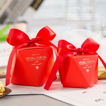  Нов Мрамор Диамантена Сватба подаръци и Сладки Подаръци Пакети Кутия Бонбони за Сватба Детски Душ Рожден Ден Гостите на Събитието Елмо Вечерни Аксесоари