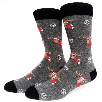  Нови Мъжки Коледни Чорапи Аниме Тема Карикатура Чорапи Памук Щастливи Забавни Чорапи