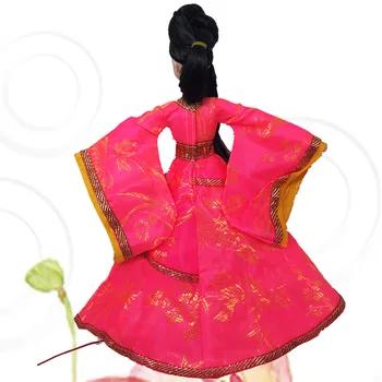  Облекло в Китайски стил, Костюм за Кукли 30 см, дрехи за Кукли 11,5 Инча, части за Кукла, Аксесоари за Момичета, Детски Домашна Играчка