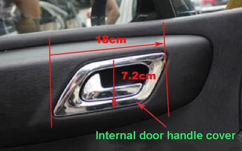  По-висока звезда ABS хром 4 бр. вътрешна капачка на дръжката на вратата, отрежете дръжката на вратата, декоративна рамка за Citroen C4 2005-2012