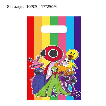  Подаръчни пакети Rainbow Friends за Тематични партита, Подаръци Пакети за Връщане на Подаръци, Подаръчни пакети Rainbow Friends За парти в чест на рождения Ден, Детски Подаръчни Пакети за Рожден Ден