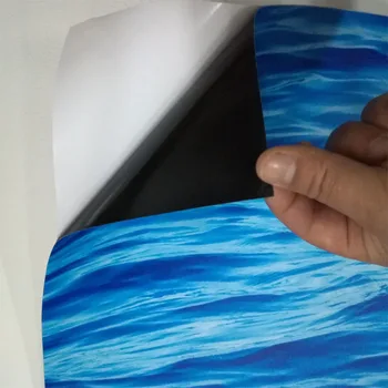  Потребителски 3D Подови Стенописи Тапети Вълни на Повърхността на Морската Вода Фотообои Водоустойчив PVC Стикер Пода на Банята Винилови Тапети
