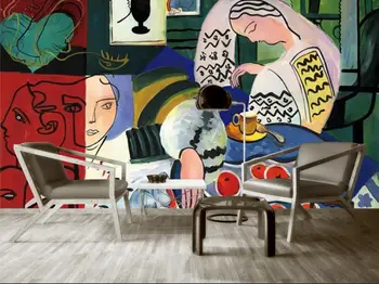  Потребителски тапети абстрактен характер живопис с маслени бои на фона на тапети декорация на дома, хол, спалня фреска, 3d тапети