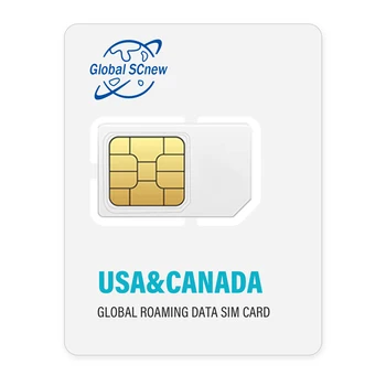  САЩ, Канада сим-карта Предплатена 5 ~ 30 Дни Подкрепа на dimo Лимит за Роуминг на Данни оператор, 4G За Пътуване