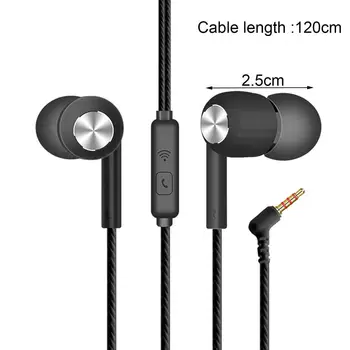  Слушалки с кабел, S32 с Микрофон Универсален 3.5 мм L-образна Включете Слушалки с Кабел за Видеоигри, Модни Аксесоари за Телефони