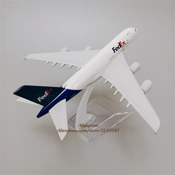  Сплав на Метални Air Fedex A380 Airlines Модел Самолет Fedex 